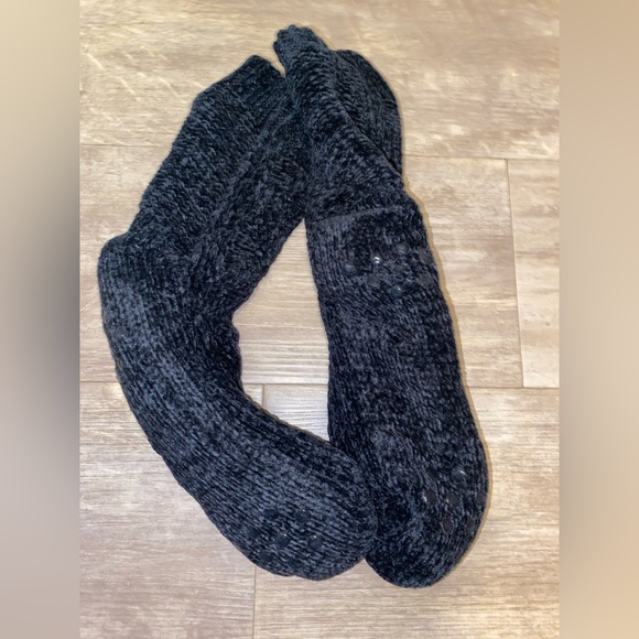 Indigo Charcoal Sherpa-Lined Socks - Picture 5 of 5